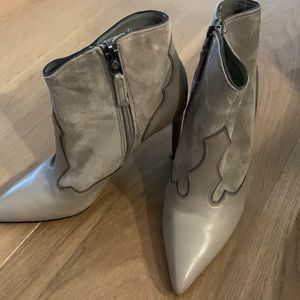 Suede booties